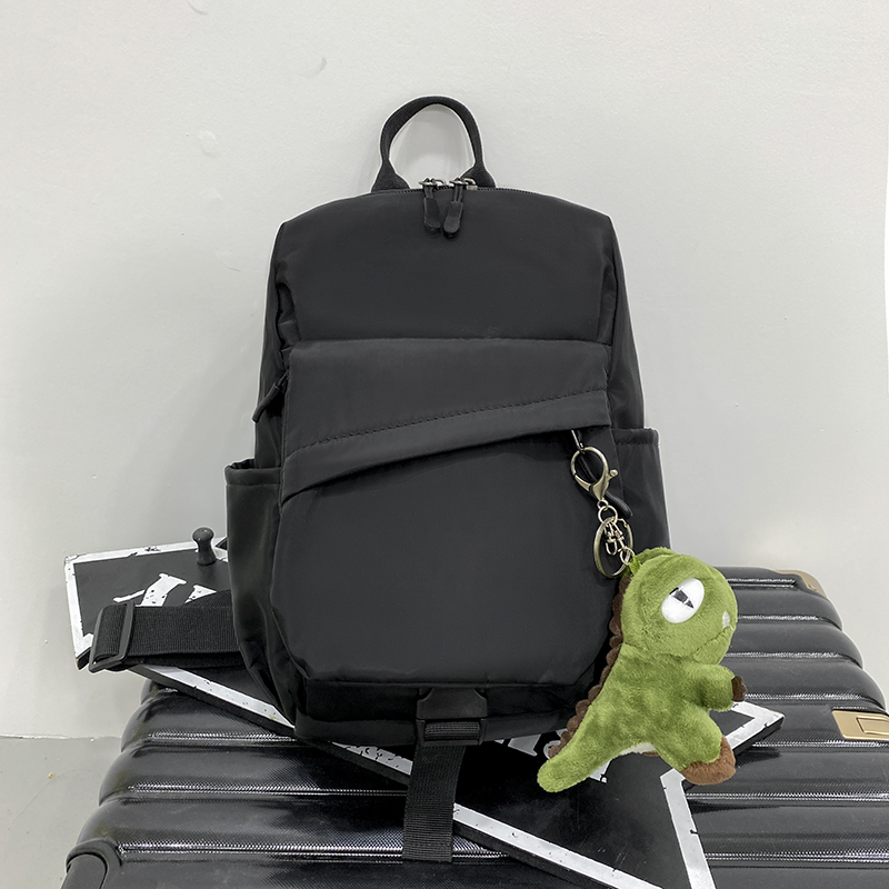 Black + little dinosaur